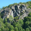 Far from the crowds, Summit Cliff has a lot of climbing to offer.