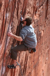 James Tortelli climbs Totally Clips