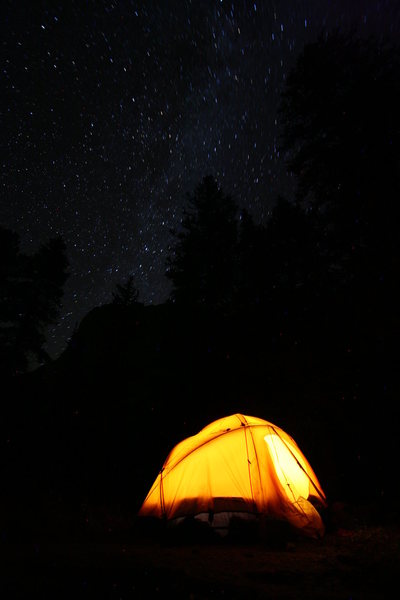 The Milky Way over Haystack Peak.