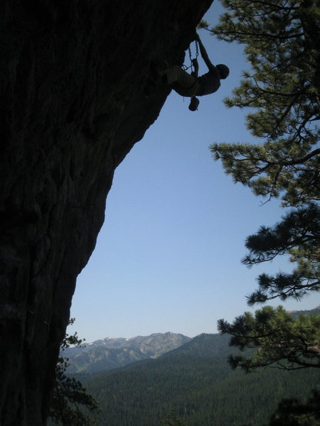 Clipping the chains on a flash ascent of Pow Wow