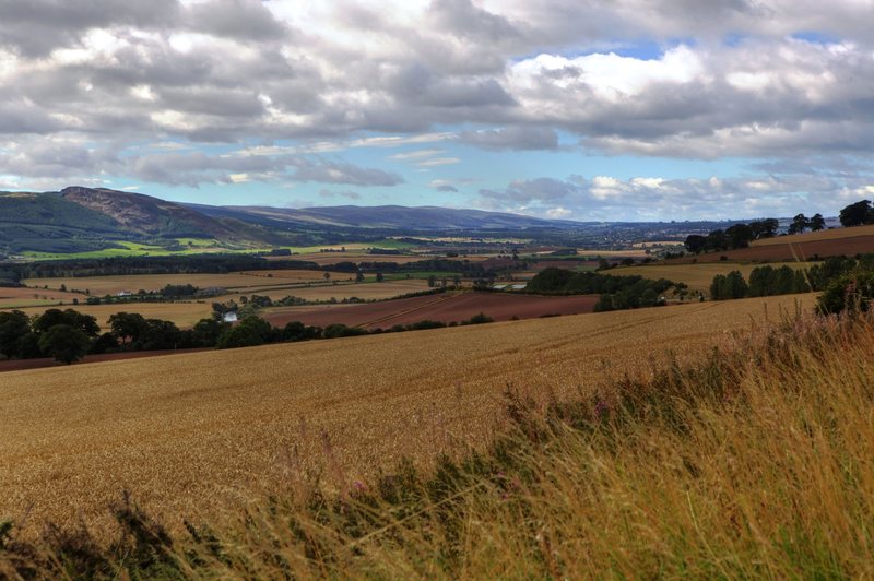 The Scottish countryside north of Bridge of Allan