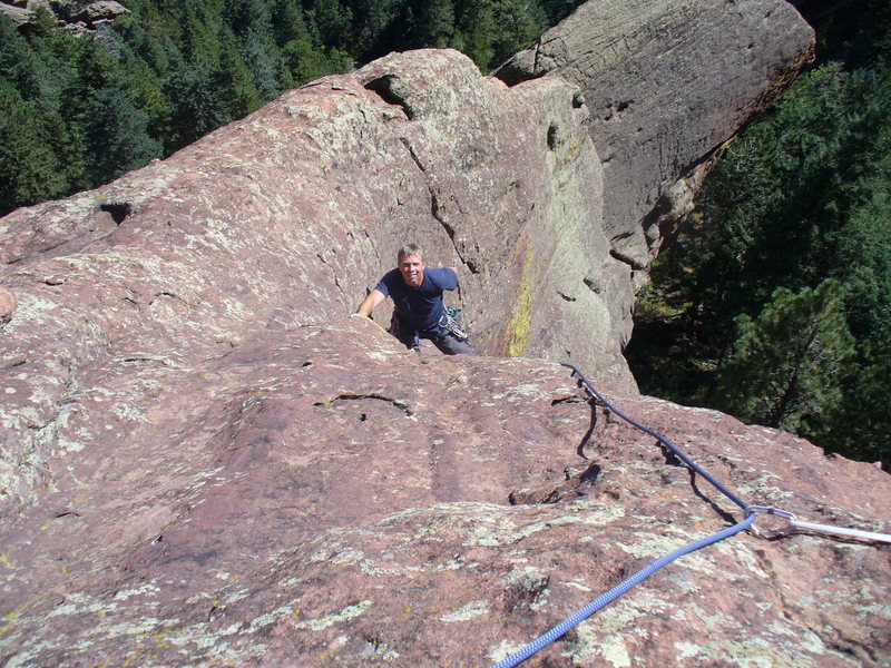 Topping out.