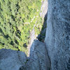 Zac on U-Wall pitch 5, Squamish