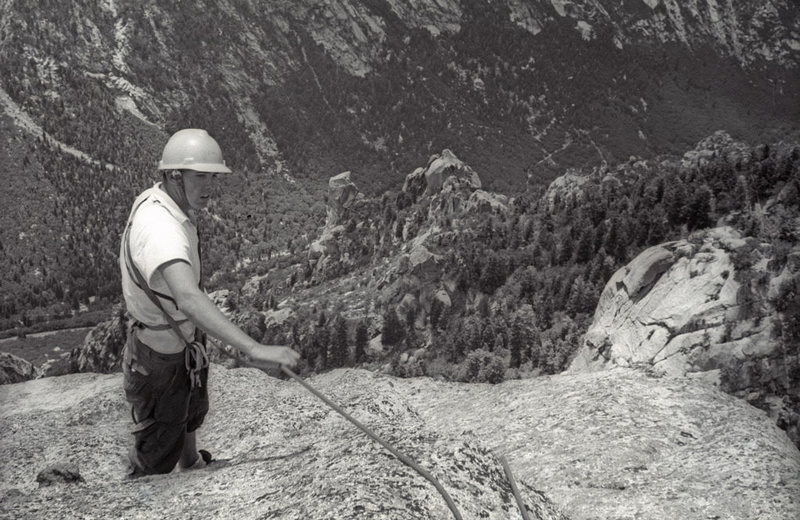 Paul Anderson on the summit of the Pawn in 1965 Photo: Bob Bryan