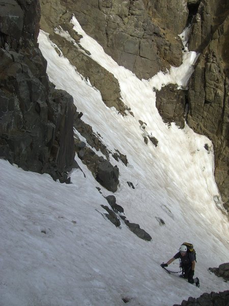 Chris at the dogleg