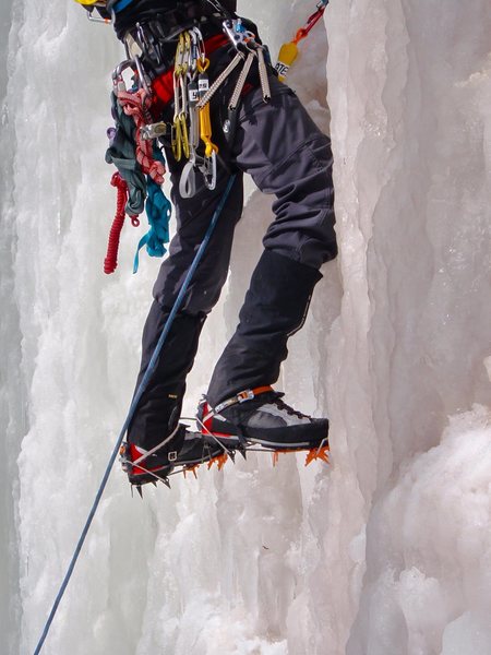 profile pic, ice climbing