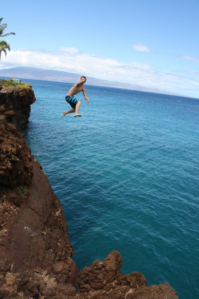 Jumping off the top of The Backside