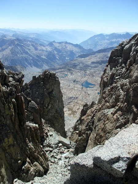 Dusy Basin below