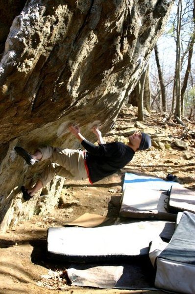 Mike R. setting up for the dyno on New Dimension.