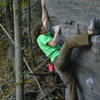 Jeff nearing the crux.  Send will have to wait for another day.