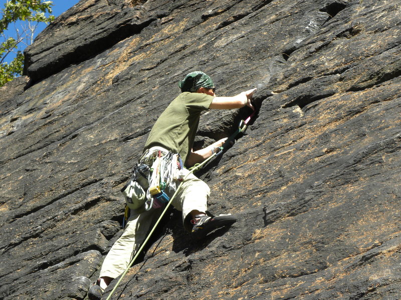 Climbing the Goat Crack