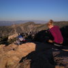 it's worth lugging the camping gear down for the spot on the ridge above the descent gully