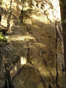 Hard to see in picture but easy to see when there. Line of bolts drifts to the right.