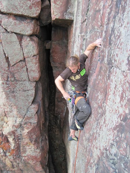 Vinny, of NU Climbing.