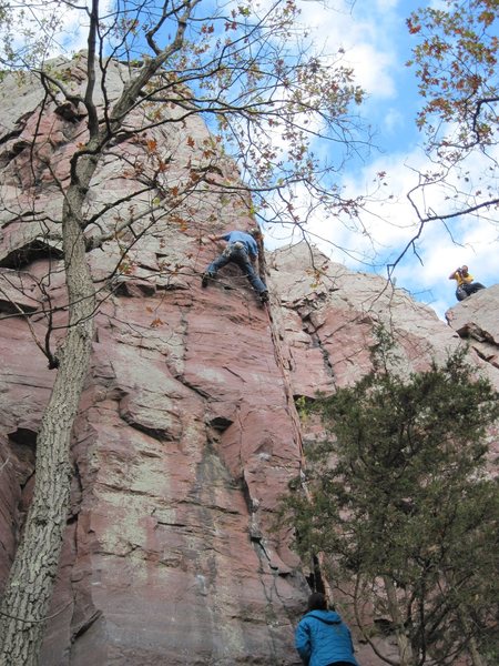 3rd lead of BD? Pete from SLC. Andrew Burr shooting pics from above.