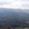 Hazy view of the valley from the top of the west slabs