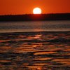 Sunset from coastal trail.