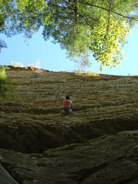 Matt Kuehl coming out of the bathang rest.