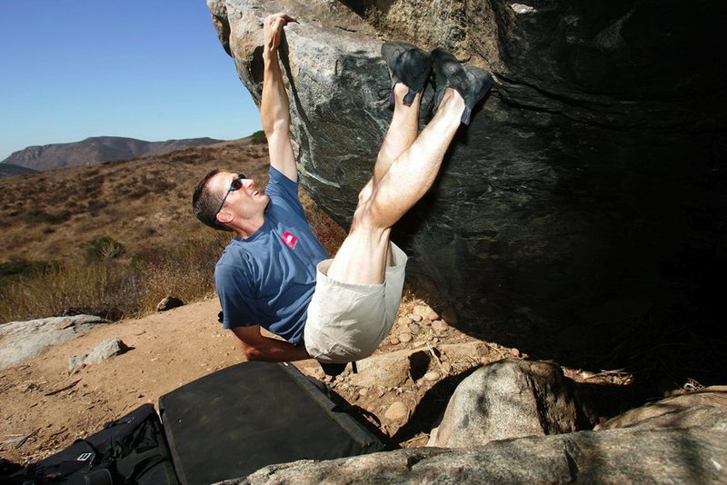 21 Point Boulder 5.10 Traverse