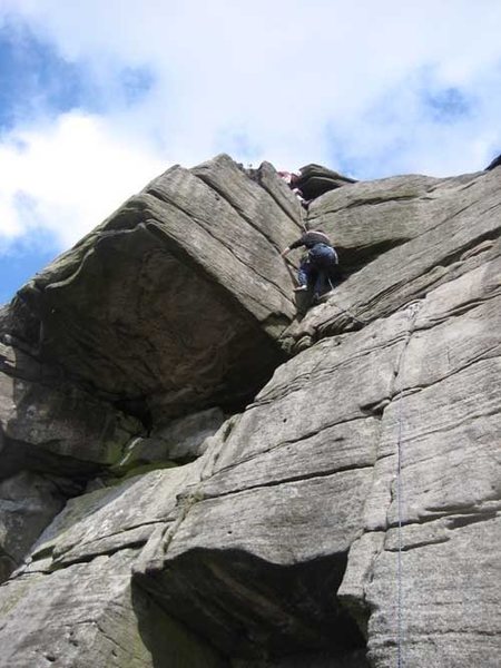 The finish of Inaccessible Crack (photo by Phil Ashton)