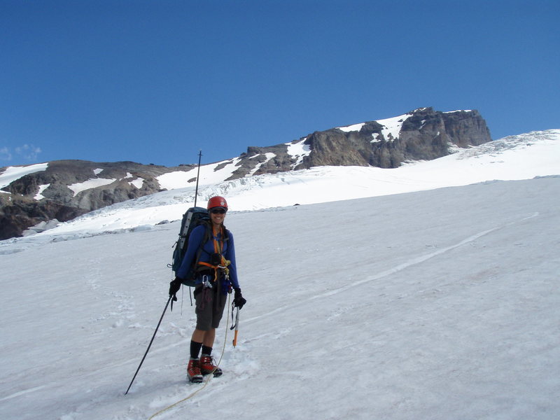 Descent after Liberty Ridge, Mt Rainier