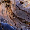 Dan Schwarz, Gunks local, enjoying some interesting roofs on Black And Tan 5.10.