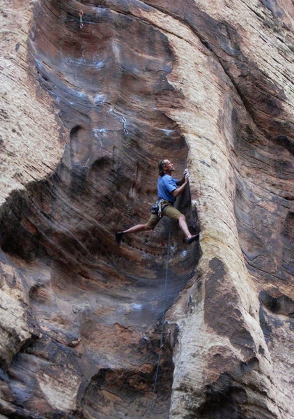 Dan Schwarz flashing Mulva 5.11