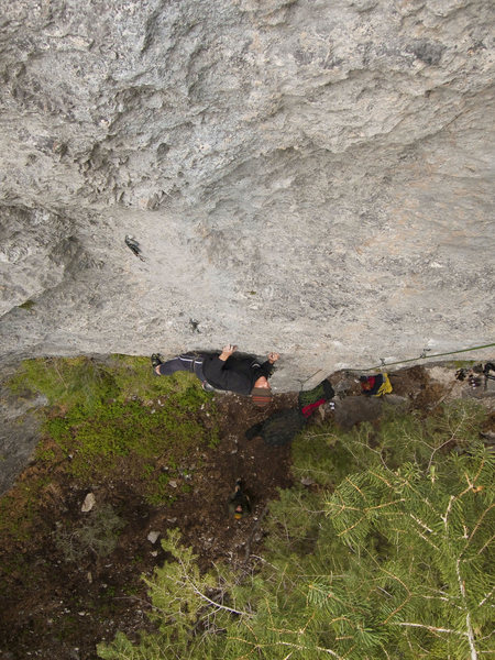 Mike about halfway up Diminished Capacity