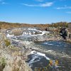 The big attraction.  Basically all climbing is down river from the falls.  There is no climbing around the falls or the viewing platforms.