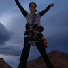 Andi on summit of Third Flatiron Boulder CO  - first weekend in Nov 2010.