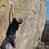 brandon at the crux of rock pigs on a busy fall day, november, 2010.