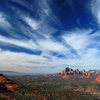 downtown Sedona from the base of Epitaph