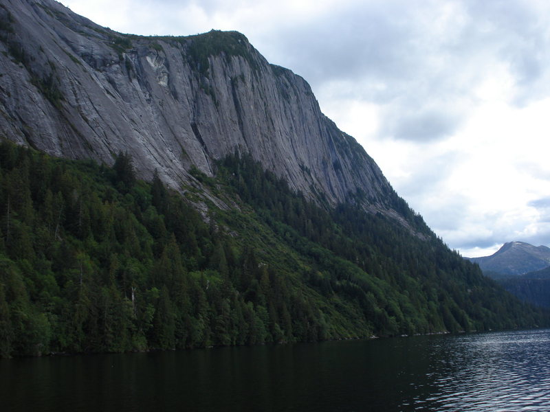 just one of a million "big walls" in the Misty Fjords