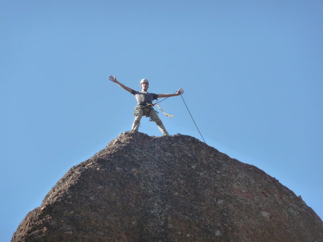 At the pinnacles near the lake