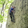 Bouldering at Niagara Glen