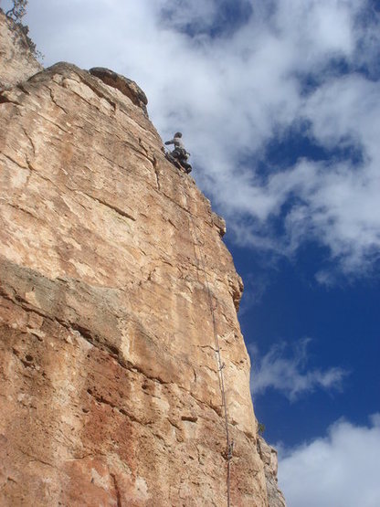 Eric on Musso Route.  Photo by Bill Olszewski.