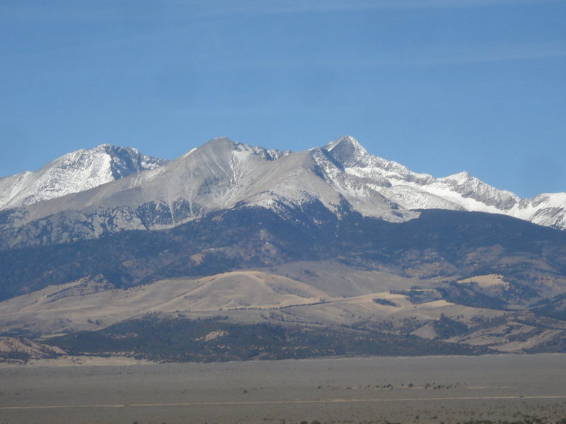 Blanca group from the south. 11/17/10.