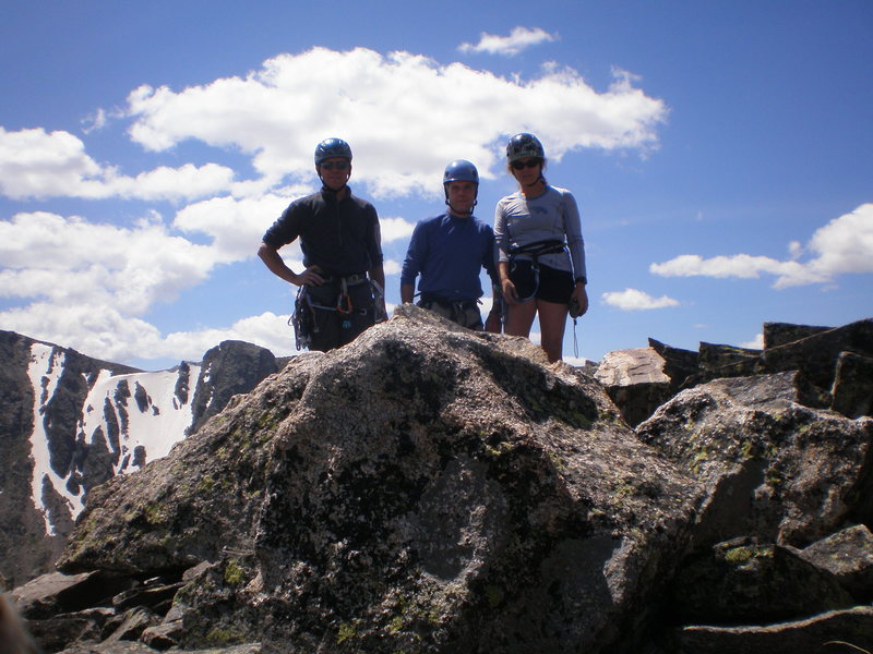 Ralph, Phil, and Laura on the summit (July 19, 2009).