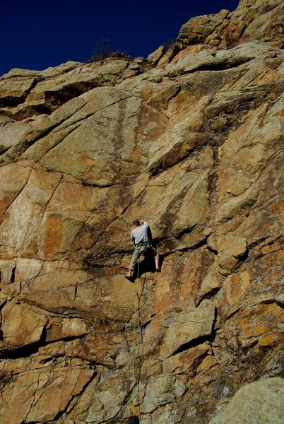 Brian Parsons leading The Stung.