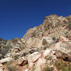 S Face of Windy Peak (center of photo)