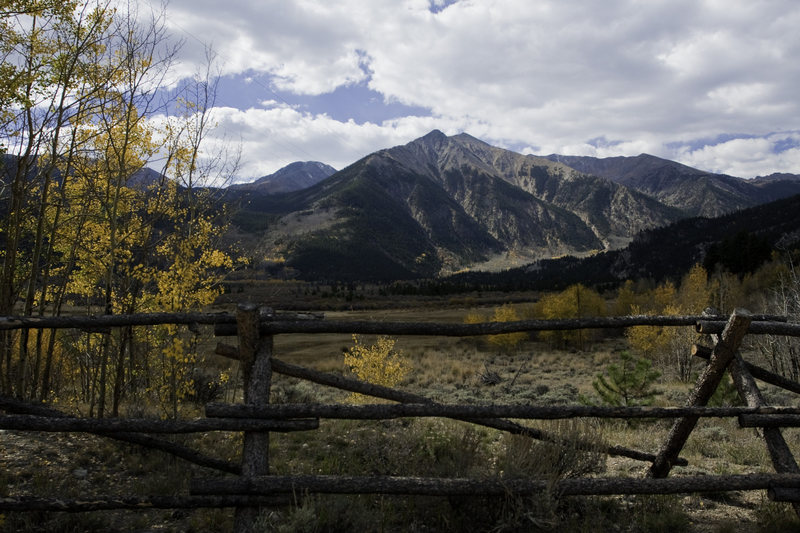 Looking toward Mt. Elbert and IP.