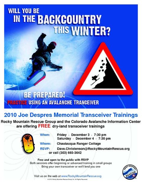 2010 Joe Despres Memorial Transceiver Training.