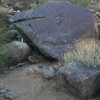 I call this slide rock as its smooth and makes a great slide !<br>
Its about 15 feet tall i would say. 