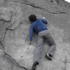 Justin sticks it on the crux move