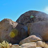 Tall boulders north cottenwood camp