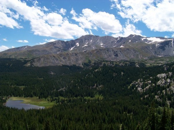 Photo of Mt. Massive taken from the Highline Trail