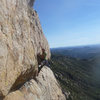 finding the crux sequence on Wish You Were Here 5.10a