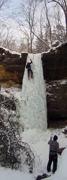 Brendan ascending Devil's Drip