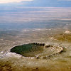 Queen Creek of the future<br>
if Resolution Mine takes over<br>
<br>
(Meteor Crator, Arizona) <br>
credits: www.lpi.usra.edu<br>
aerial image: D. Roddy