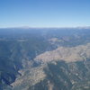 Looking "up" the canyon from the sky.